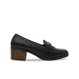 Rocia Leather Block Heel Pumps image 4