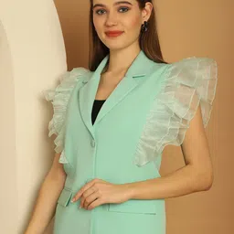 BLANC9 Single-Breasted Causal Blazers image 4