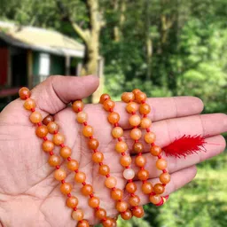 Apnisanskriti Unisex Red Aventurine Stone Mala image 4