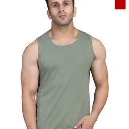 WOOSTRO Men Pack Of 2 Solid Round Neck Cotton Slim Fit T-shirts-picture-38