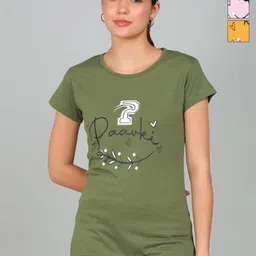 PAAVKI Pack Of 3 Typography Printed Round Neck Cotton Regular Fit T-shirts-picture-32