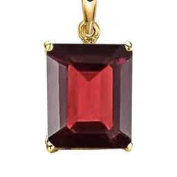GenZcomplex Red Brass Garnet Gold-Plated Pendant-picture-34