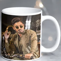 Mr UVD White & Brown Graphic Printed Ceramic Glossy Mug 350 ml-picture-25