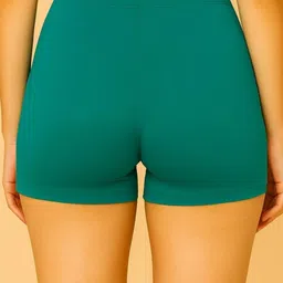 UllasPemium Women Pack of 2 Solid Mid-Rise Cotton Blend Boy Shorts Briefs image 4