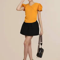 Mast & Harbour Pack Of 2 Puff Sleeves Tops image 3