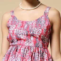 Istyle Can Ethnic Motifs Printed Cotton A-Line Top image 4