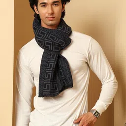 Tweedle Men Self Design Mufflers-picture-44