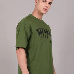 Roadster Men Typography Printed Drop-Shoulder Sleeves T-shirt image 3