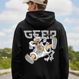 Manlino Men Anime Printed Hooded Sweatshirt-picture-30