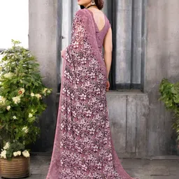 Moda Rapido Pack Of 2 Floral Printed Pure Georgette Saree image 4