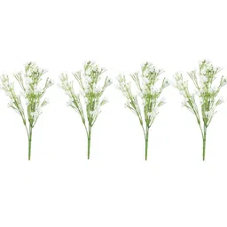 Myntra Elegant Homes White 4 Pieces Artificial Flower image 4