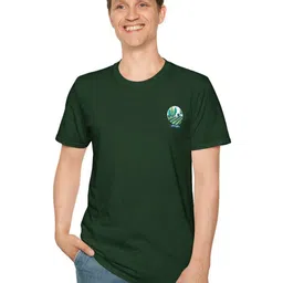 Naturebliss Men Printed Applique T-shirt-image-96