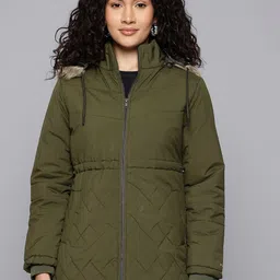 Fort Collins Toggle Waist Longline Parka Jacket with Detachable Hood-image-83
