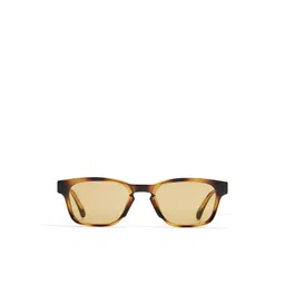 ALDO Men Brown Lens & Brown Full Rim Rectangle Sunglasses-image-9