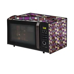 The Furnishing Tree PVC Waterproof Microwave Oven Cover Compatible for LG 28L MC2886BLT Seamless Pa-picture-35