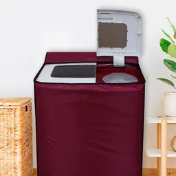 DREAM CARE Maroon Semi Automatic Washing Machine Cover-picture-23