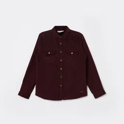 Fame Forever by Lifestyle Boys Solid Spread Collar Cotton Casual Shirt-picture-35
