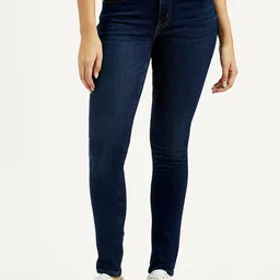 Levis Women Skinny Fit High-Rise Heavy Fade Stretchable Jeans-image-59
