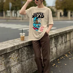 Dagcros Girls Oversized Printed T-shirt-picture-21
