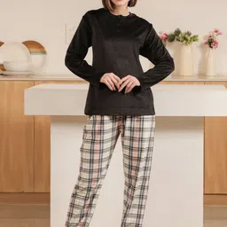 KIZA Women Round Neck T-shirt & Pyjamas Night suit-picture-36