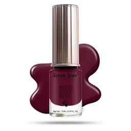 Seven Seas Mood Boost Long Lasting & Chip Resistant Nail Paint - 11 ml - Reddish Maroon 57-image-94
