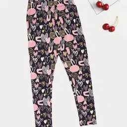 Pantaloons Junior Girls Printed Mid-Rise Track Pants-image-47