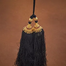 Kushal's Fashion Jewellery Women Temple Choti Hair Accessory Set-image-4