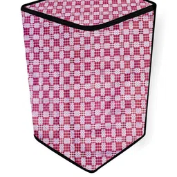 The Furnishing Tree Pink & White Printed Washing Machine Appliance Cover image 3