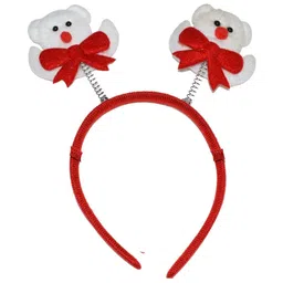 CraftVatika 3-Pcs Red & White Christmas Party Accessory image 2