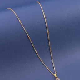 Boghra Sales Set Of 2 Gold-Plated Alloy American Diamond Chain image 2