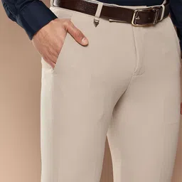 DIVISIVE Men Slim Fit Formal Trousers image 3