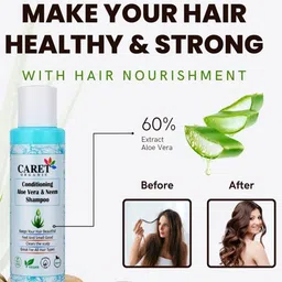 CARET ORGANIC Conditioning Aloevera & Neem Shampoo - 100 ml image 5
