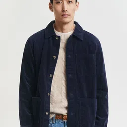 GANT Textured Spread Collar Classic Cotton Shirt-picture-38