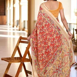 GULKEE FAB Floral Zari Saree image 3