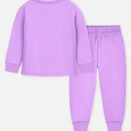 YK Disney Girls Daisy Embroidered Fleece Sweatshirt With Joggers image 3