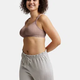 Jockey Wirefree Non Padded Soft Touch Microfiber Full Coverage Minimizer Bra - 1841 image 3