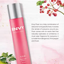 Envy Women Pack Of 2 Fleur Perfume Spray - 60ml Each image 5