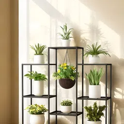 ecofynd Black Andy Shelf PlanterStand image 5