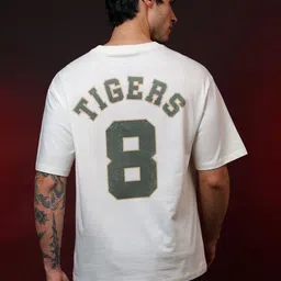 Free Authority Stranger Things Printed Pure-Cotton Oversized Tshirt image 3