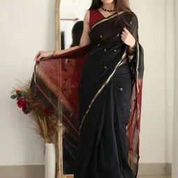 Moda Rapido Zari Art Silk Handloom Banarasi Saree-image-43
