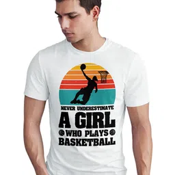 Seekbuylove Men Printed Round Neck Short Sleeves Bio Finish Regular Fit T-shirt-picture-53