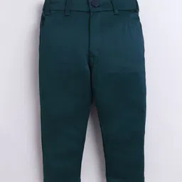 FOURFOLDS Boys Floral Embroidered Mandarin Collar Sherwani Set image 3