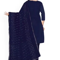 HERE&NOW Embroidered Unstitched Dress Material image 2