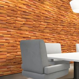 INDIAN ROYALS Orange-Coloured Wood Grain Self-Adhesive Wallpaper-picture-40