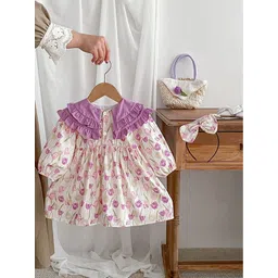 LULU & SKY Floral Print Fit & Flare Dress image 2