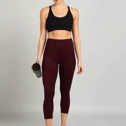 PAAVKI Pack Of 2 Pure Cotton Mid Rise Calf Length & Ankle-Length Leggings image 4