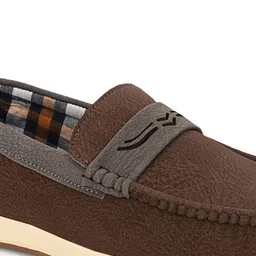 Azzaro Black Men Round Toe Lightweight Loafers image 2