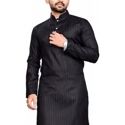KRUDHA Men Thread Work Kurta image 2