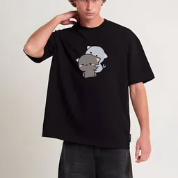 Stitchmeashirt Men Printed Drop-Shoulder Sleeves Activchill T-shirt-picture-33