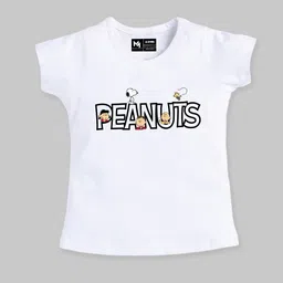YK X Minute Mirth Infant Girls Printed Pure Cotton Tshirt with Shorts image 3